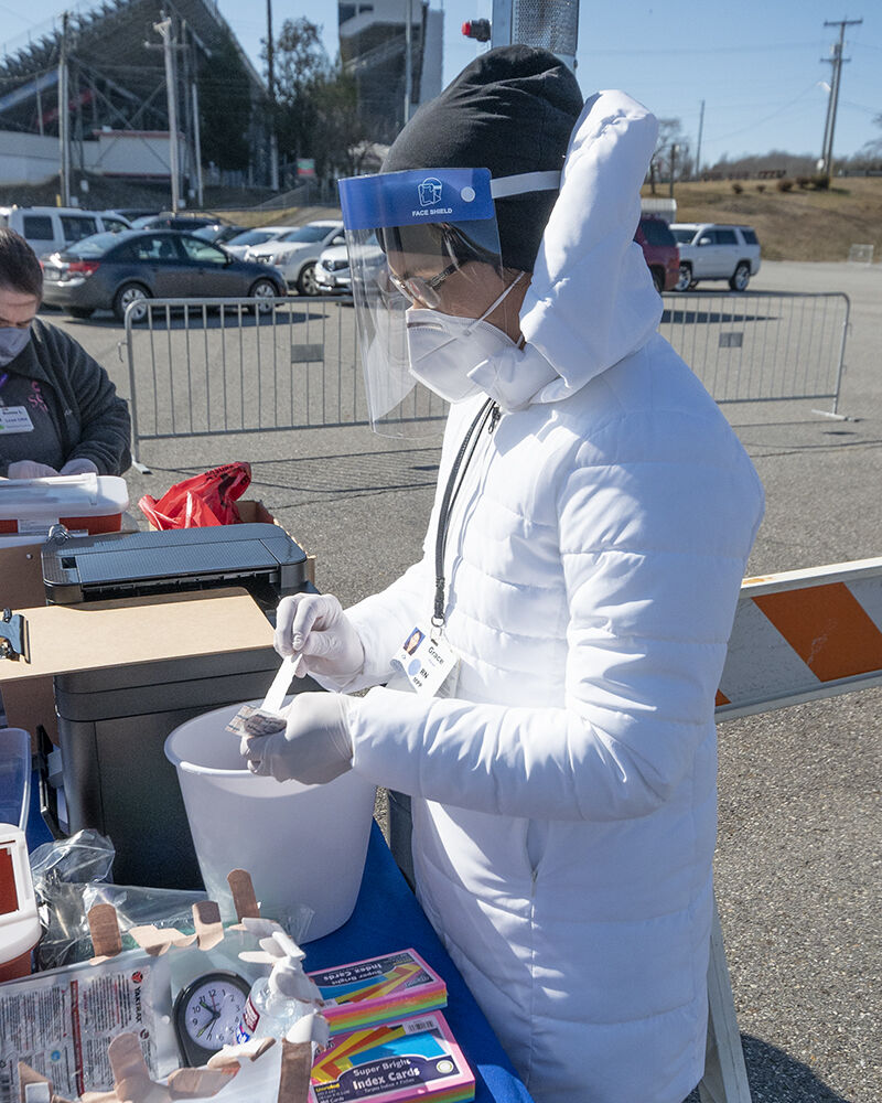 Vaccination clinic at Martinsville Speedway